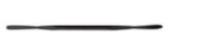Steel conservation spatulas, black
