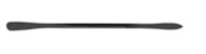 Steel conservation spatulas, black