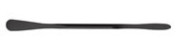 Steel conservation spatulas, black