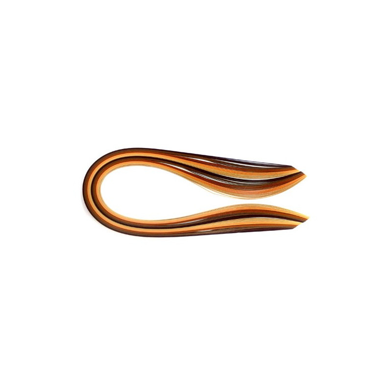 Paski do quillingu, odcienie brązu 3, 5, 10 mm - sklep plastyczny - sz