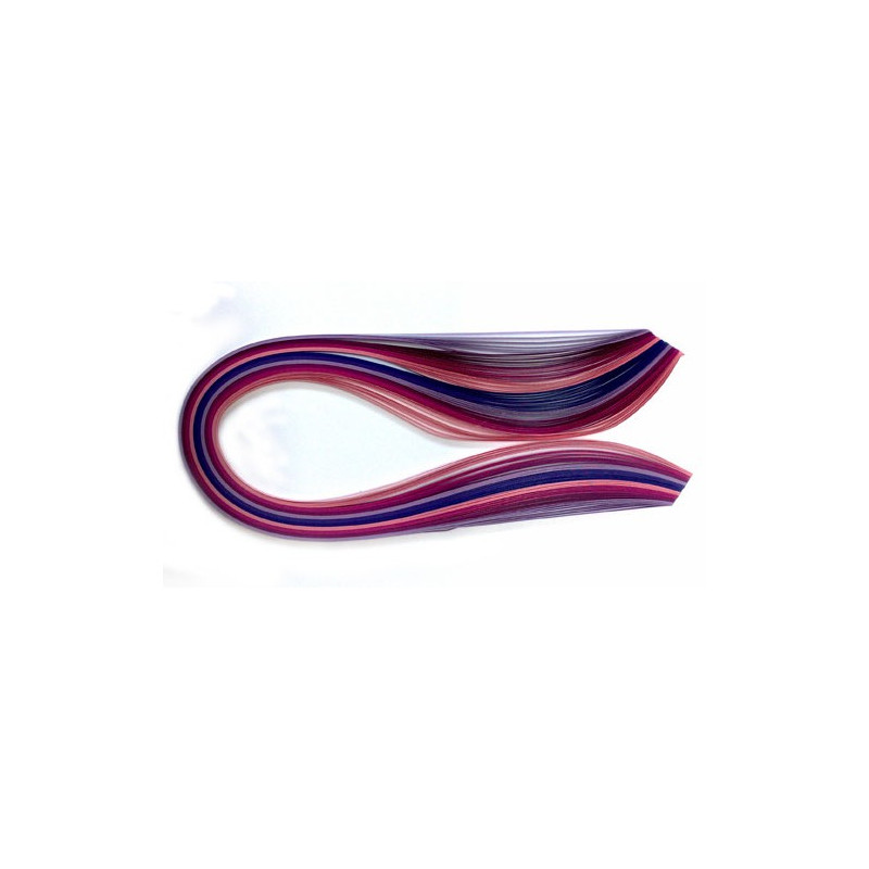 Paski do quillingu, odcienie różu i fioletu 3, 5, 10 mm - sklep plasty