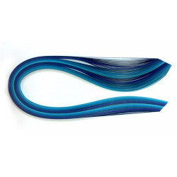 Paski do quillingu, odcienie niebieskiego 3, 5, 10 mm - sklep plastycz