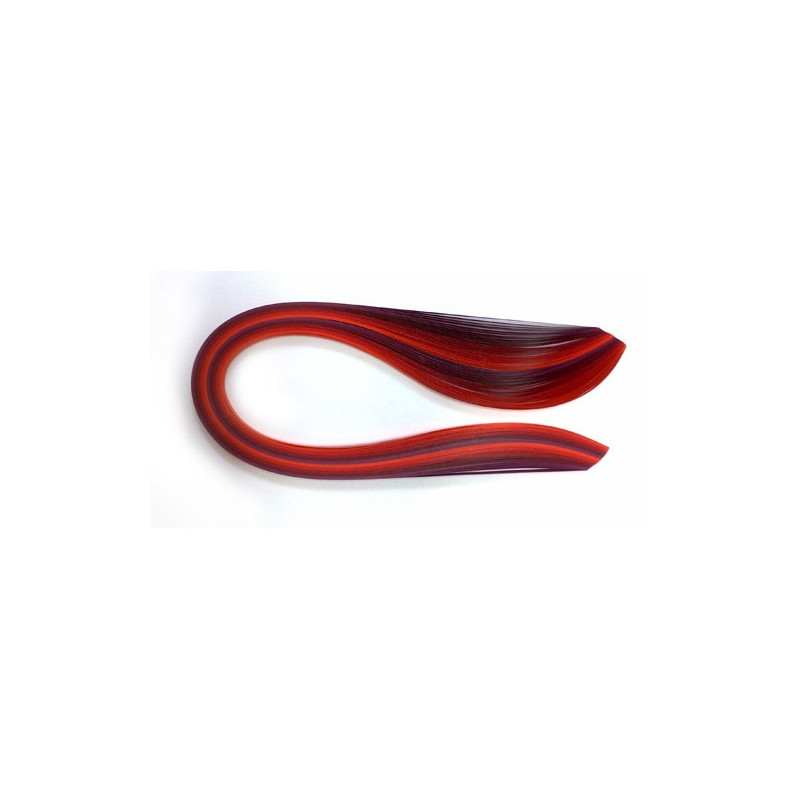 Quilling strips, shades of 3, 5, 10 mm red - szal art - sklep plastycz