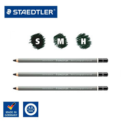Staedtler mars lumograph węgiel w ołówku - sklep plastyczny - szał dla