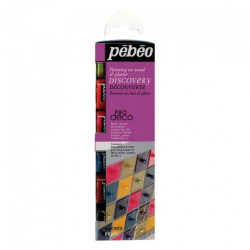 Pebeo deco zestaw błyszczących farb dekoracyjnych 6x20ml - sklep plast