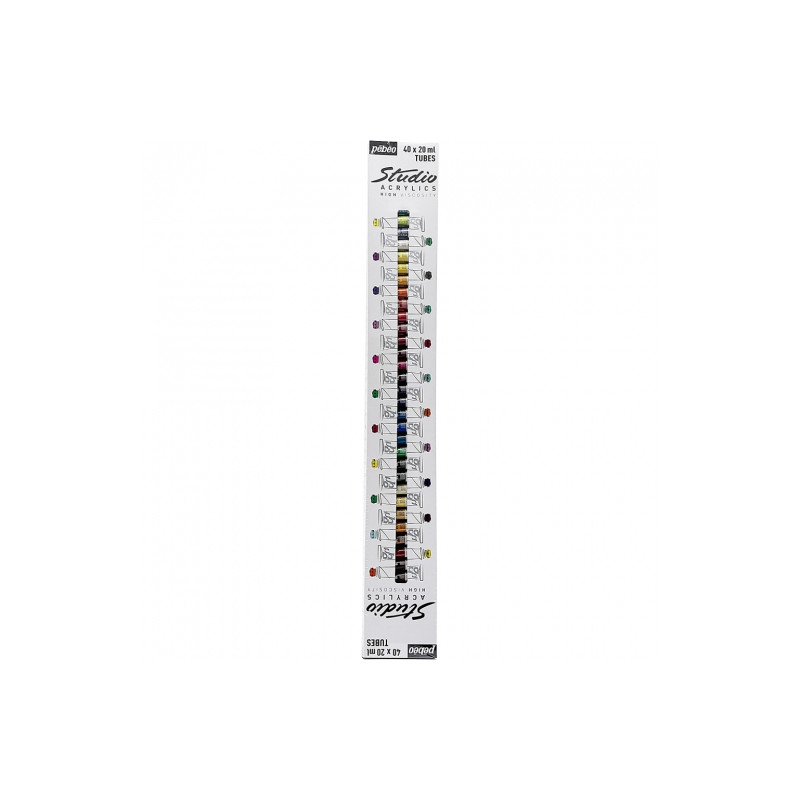 Pebeo Studio acrylic paint set 40x20ml
