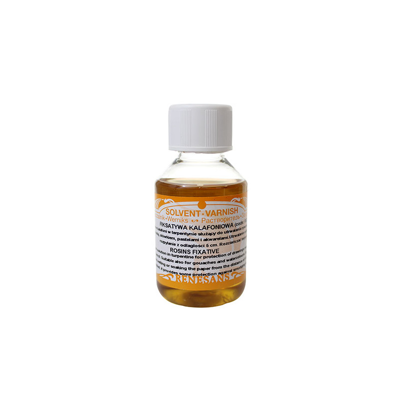Renesans rosin fixative 100ml - art store - craze for pla