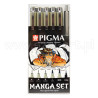 Set of Pigma Manga Sakura 6 pieces - szal art - sklep plastyczny