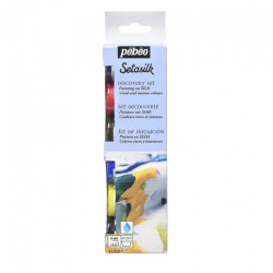 Pebeo setasilk zestaw farb do jedwabiu 6x20ml - sklep plastyczny - sza