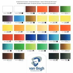 Talens van gogh superior oil paints set