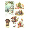 Papier ryżowy do decoupage boże narodzenie dzieci A4 ITD R455 - Sklep