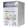 Kuretake kurecolor twin ws set 36 markerers