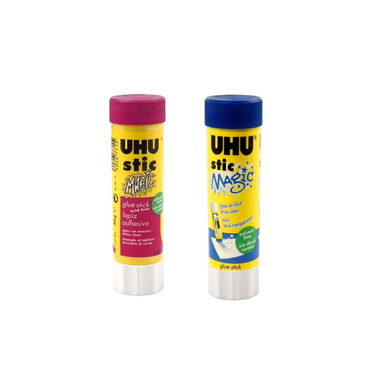 UHU magic stick kolorowy klej w sztyfcie 8,2g - sklep plastyczny - sza
