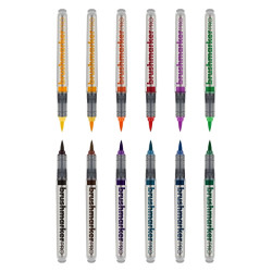 Karin brushmarker pro zestaw 12 markerów basic - sklep plastyczny - sz