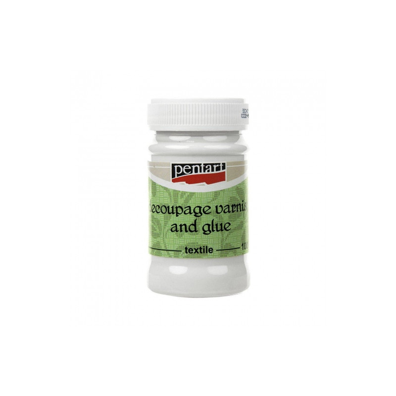 Varnish adhesive for Pentart fabrics