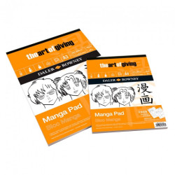 Block Daler Rowney manga pad for markers 70g 50 sheets- szal art - skl