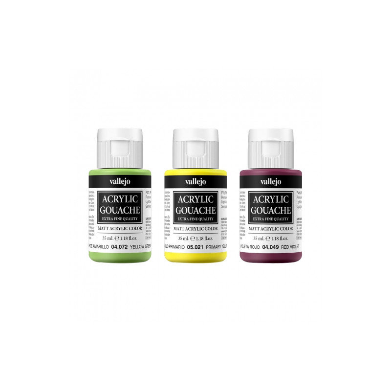 Vallejo acrylicos gwasze akrylowe 35ml - sklep plastyczne - Szał dla P
