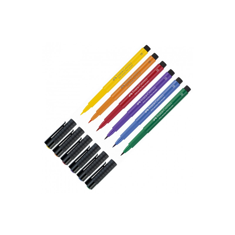 Faber-Castell Pitt artystyczne pisaki z końcówką pędzelkową - sklep pl
