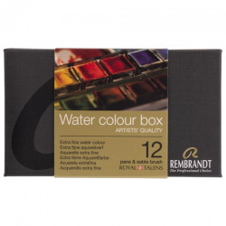 Rembrandt watercolour pocket box set of 12 pans