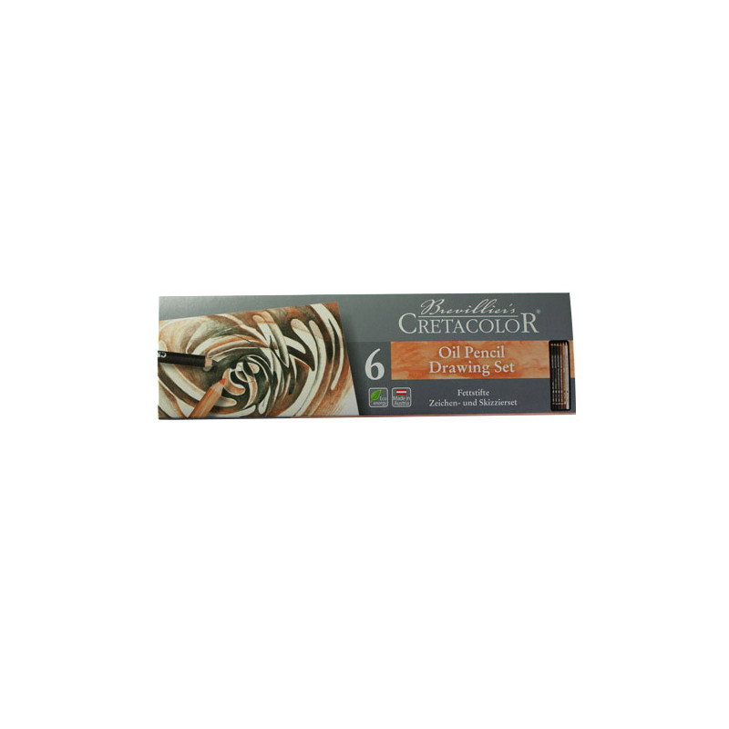 Cretacolor set of 6 oil crayons - art store craze for Plast