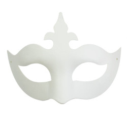 Maska z paper mache z gumką-diadem - sklep plastyczny - Szał dla Plast
