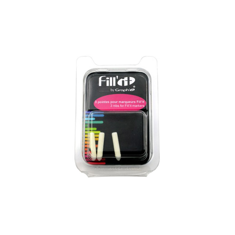 A set of 3 tips for Graphit 4.5mm markers - szal art - sklep plastyczn