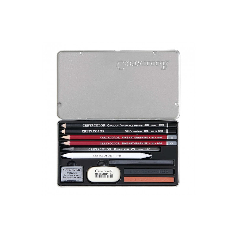 Cretacolor teachers choice sketch set of 11 elements
