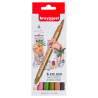 Bruynzeel fineliners brush pen marrakesh set of 6 pieces