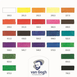 Talens van gogh oil pastel set 24 colors 95860224