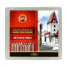 Koh-i-noor gioconda a set of 24 dry wood pastels metal pack