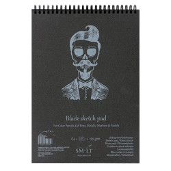SM-LT black sketch szkicownik na spirali 165g A4 30ark  - sklep plasty