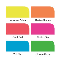 Winsor&Newton promarker neon zestaw 6 kolorów 0290136 - sklep plastycz