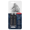 Derwent precision wkłady grafitowe 0.7mm HB, 2B + gumki - sklep plasty