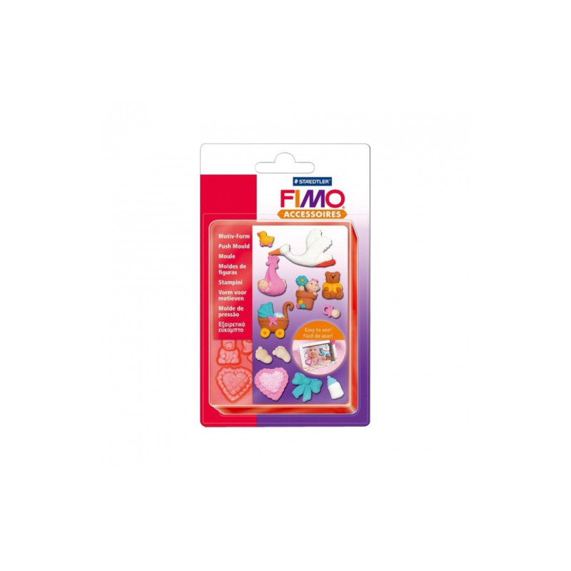 Fimo clay mould mini 05 baby