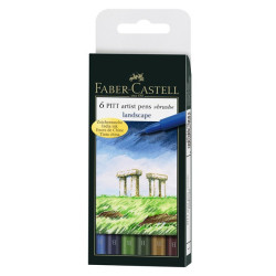 Faber-Castell pitt landscape set of 6 markers - szal art - sklep plast