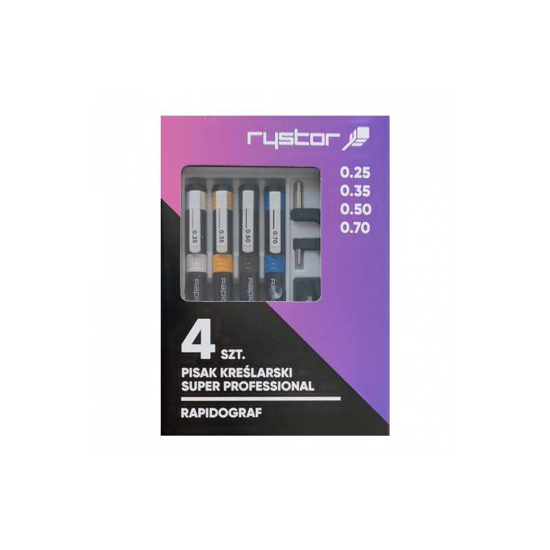 A set of 4 Rystor drawing pens - szal art - sklep plastyczny
