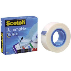 Scotch Removable Tape 811 19mm x 32,9m - szal art - sklep plastyczny