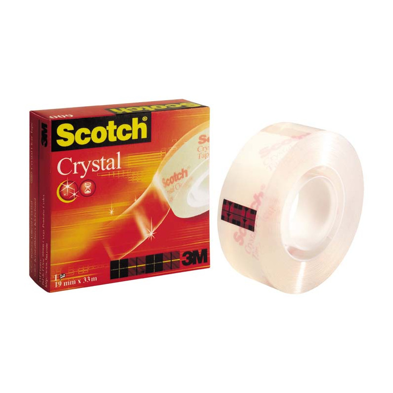 Scotch Crystal 600 tape 19mm x 33m - szal art - sklep plastyczny