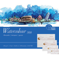 Blok Gamma watercolour 10 arkuszy 300g