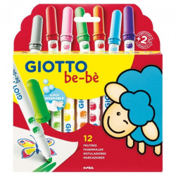 Giotto be-be zestaw 12 grubych pisaków - sklep plastyczny - szał dla p