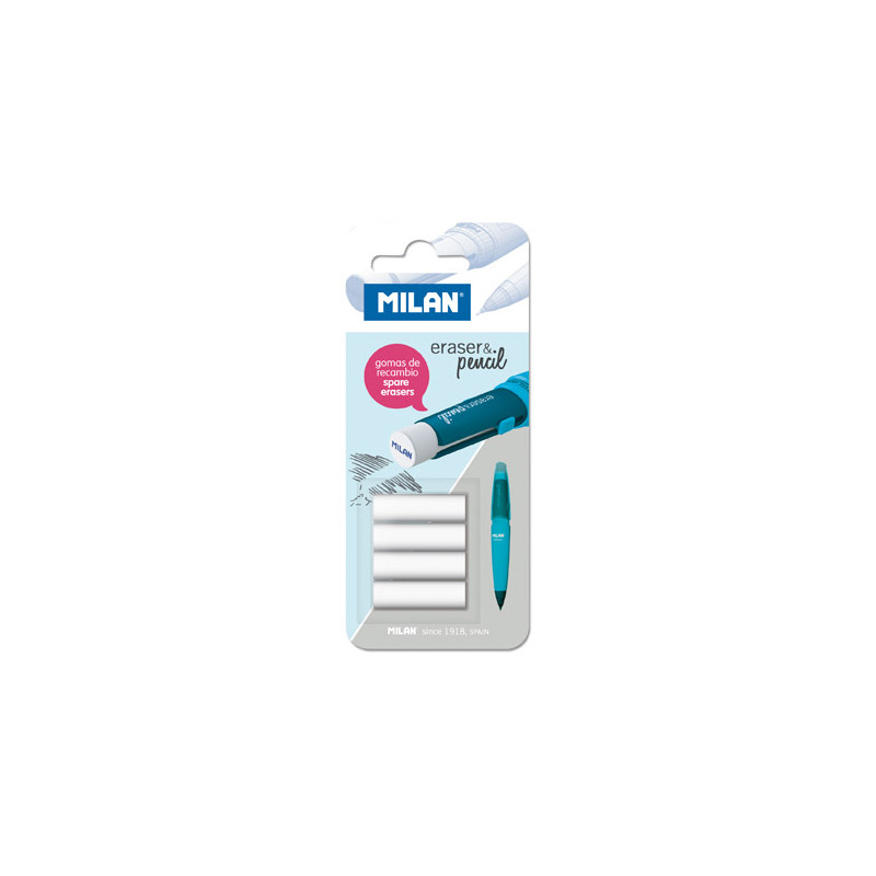 Milan set of 4 rubber pads (large) on the blister