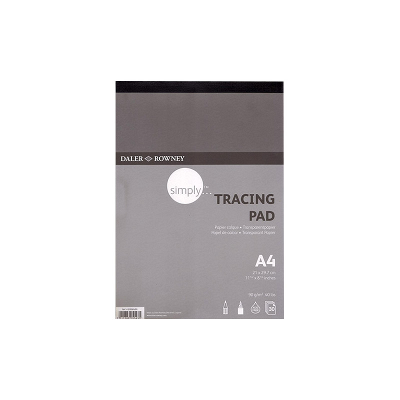 Daler Rowney simply tracing pad block drawing paper - szał art - sklep