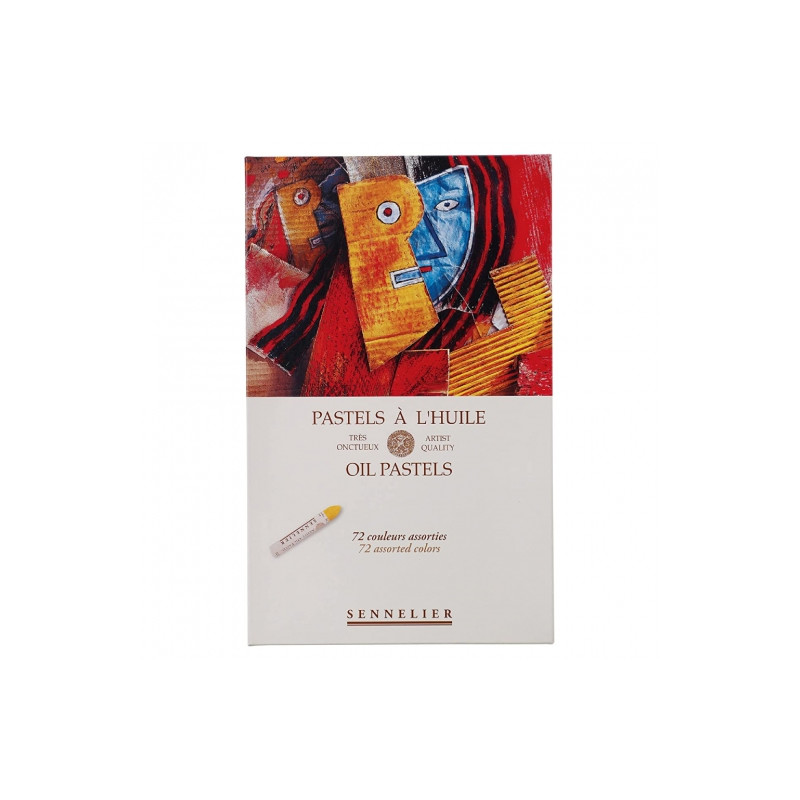 Senelier oil pastels universal set 72 colors