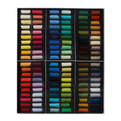 Sennelier assorted pastele suche połówki 120 kolorów - sklep plastyczn