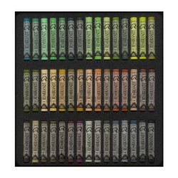 Rembrandt Artists Soft Pastels Full Size Set Of 90 Landscape Colors