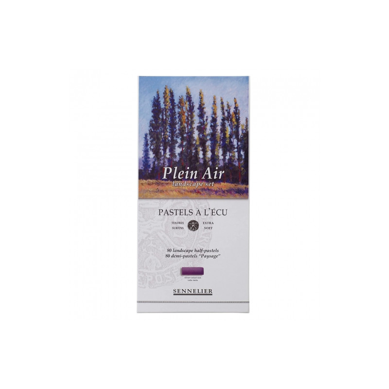 Sennelier soft pastels - half stick set of 80 landscape colors