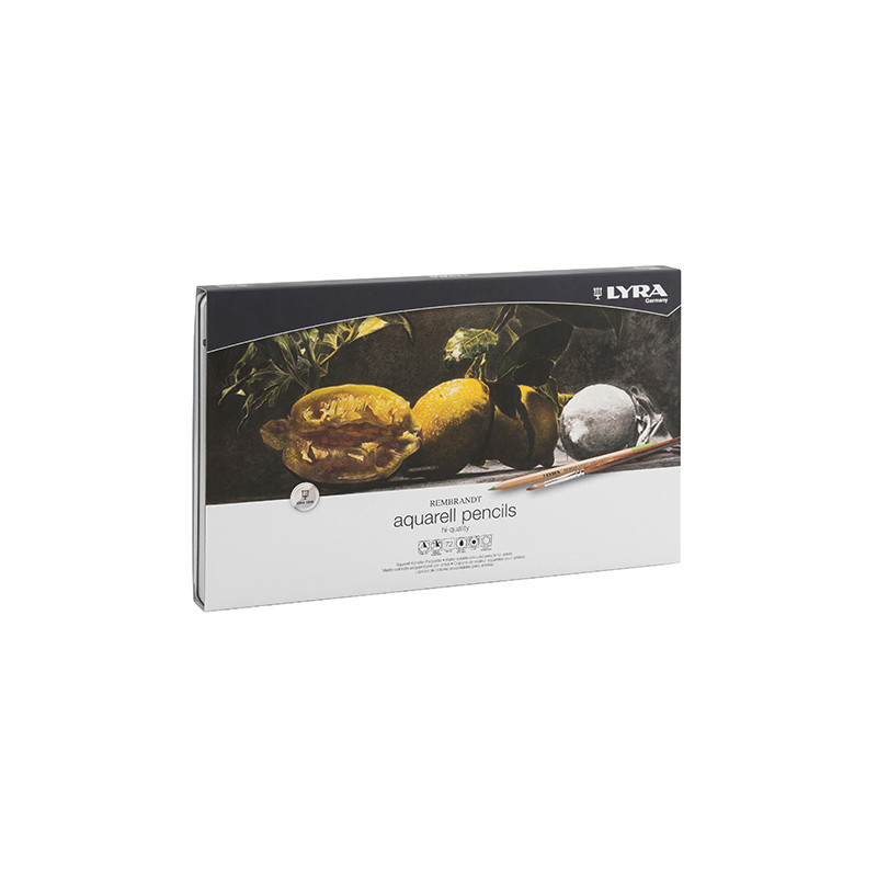Lyra rembrandt aquarell zestaw 72 akwarelowych kredek met.opak - sklep