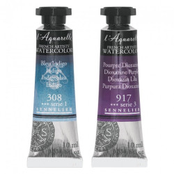 Sennelier l'aquarelle watercolors in tubes of 10 ml