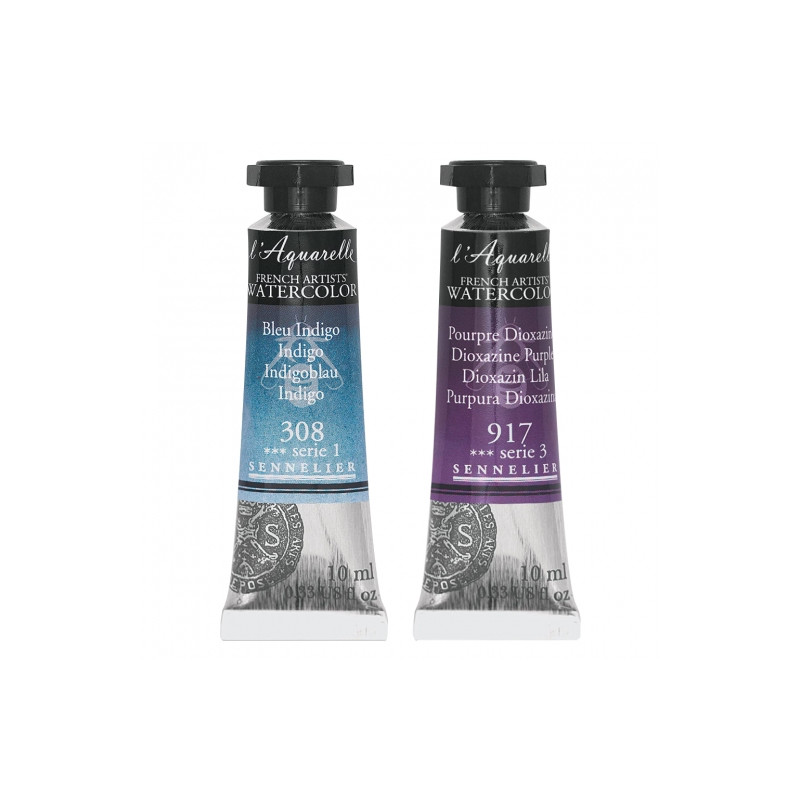 Sennelier l'aquarelle akwarele w tubkach 10ml - sklep plastyczny - sza