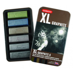 Derwent set of 6 XL graphites - art store - a craze for artists